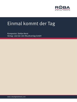 cover image of Einmal kommt der Tag